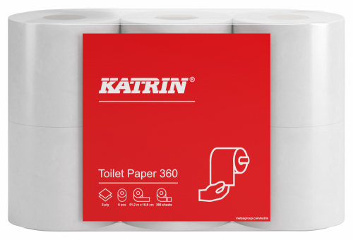 TOAPAPPER KATRIN BASIC 6/RLR i gruppen Hygien- Stdprodukter / Torkpapper Torkdukar hos SMC Stockholms Maskincentral AB (233048)